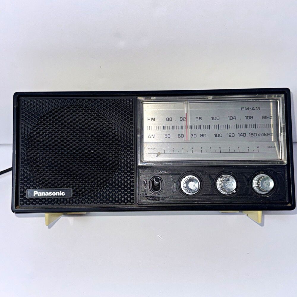 Panasonic Vintage RE-6278 AM/FM Tabletop Radio, Panasonic RE Product Line Works